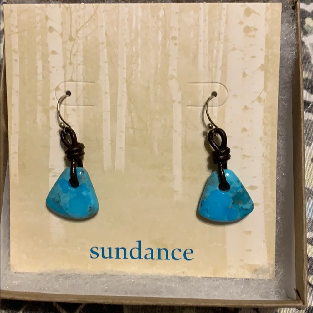 Turquoise dangle earrings
